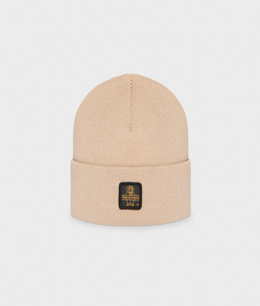 RefrigiWear Clark Hat B31918 MA9083 A00140 Unisex Beige - Berretto in Maglia