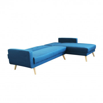 Modernes Schlafsofa mit Metall- und Holzgestell