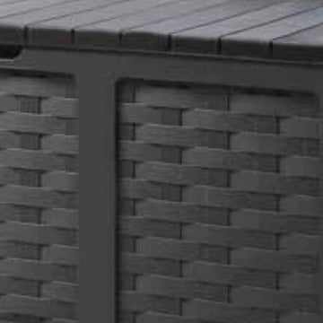 Cassapanca in stile rattan XXL