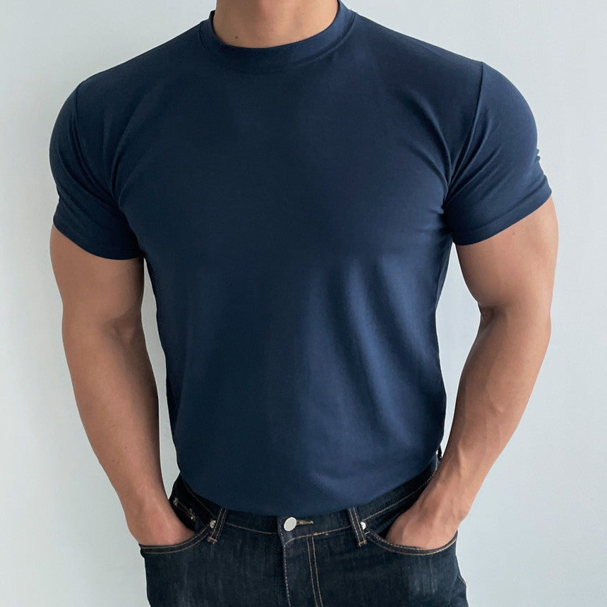 Herren Sport T-Shirt Schlicht