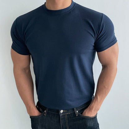 Herren Sport T-Shirt Schlicht