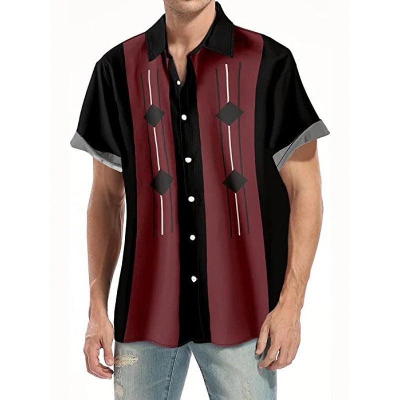 Men's Fashion Trendy Shirt 3D Digital Printing