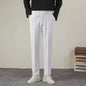 Classic Trousers with Extended Tab Closure