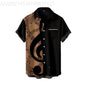 Men's Short-sleeved 3D Digital Printing Shirt
