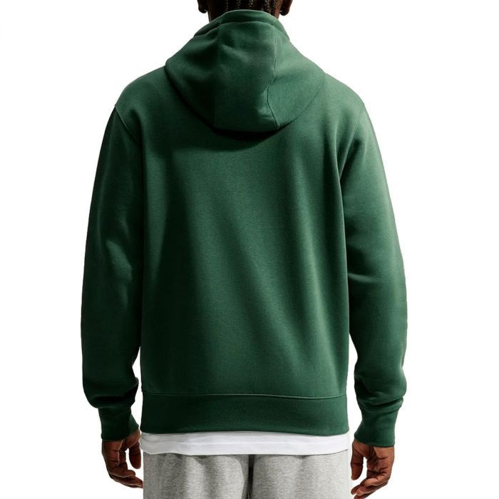 Nike felpa da uomo con cappuccio in cotone felpato Club FN3859-323 verde