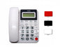 Hotel Home Office Desk Fixed Phone for Seniors with Large Buttons and Display