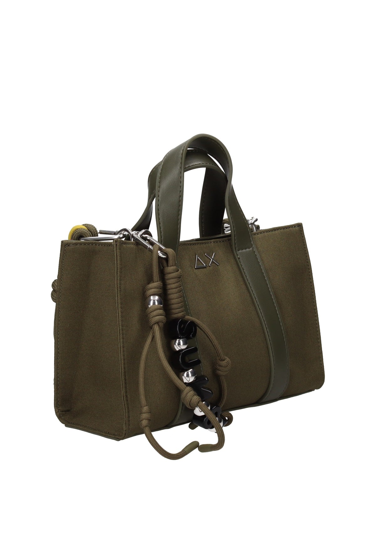 Mini Bag SUN68 Everyday in Tessuto – Borsa a Mano Quotidiana con Charm