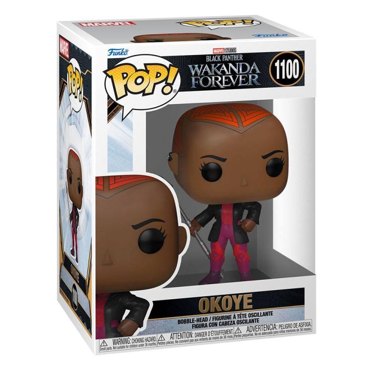 Funko Pop Marvel Black Panther Wakanda Forever – Okoye (1100) Vinyl-Figur für Mädchen