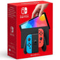 Nintendo Switch OLED Neon-Konsole Rot/Blau Edition Neu Italien 2 Jahre Garantie