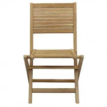 Klappstuhl Mirage aus Teakholz braun Maße: 42 x 51 x 85 cm h