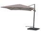 Deluxe Cantilever Umbrella 3x3 m – Grey frame, dove gray canopy