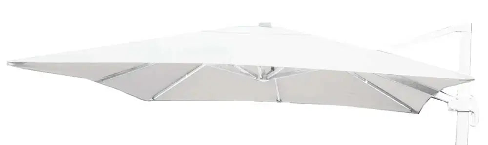 Ampelschirm Deluxe 4x4 m – Aluminiumgestell, weiß