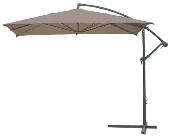 SONNENSCHIRM BANANE 3X3 SEITENARM TAUPE