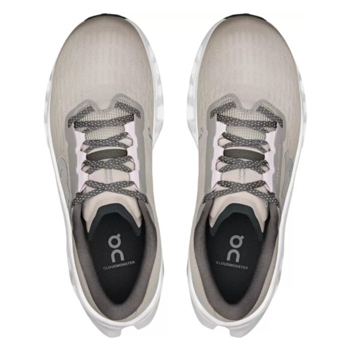 ON Running donna scarpa da strada Cloudmonster 3 3WG10034861 beige