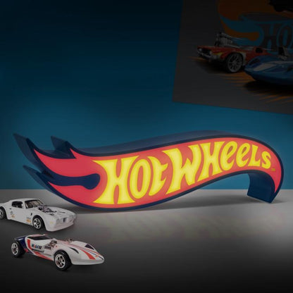 Paladone Hot Wheels Logo Light Tischlampe Wandleuchte Autos Machine