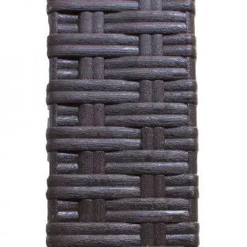 Tavolo Rettangolare Houston con Struttura in Plastica Stile Wicker, 150x90