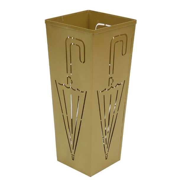 Schirmständer Metall Schirmständer Design Ständer Tropfschale Gold
