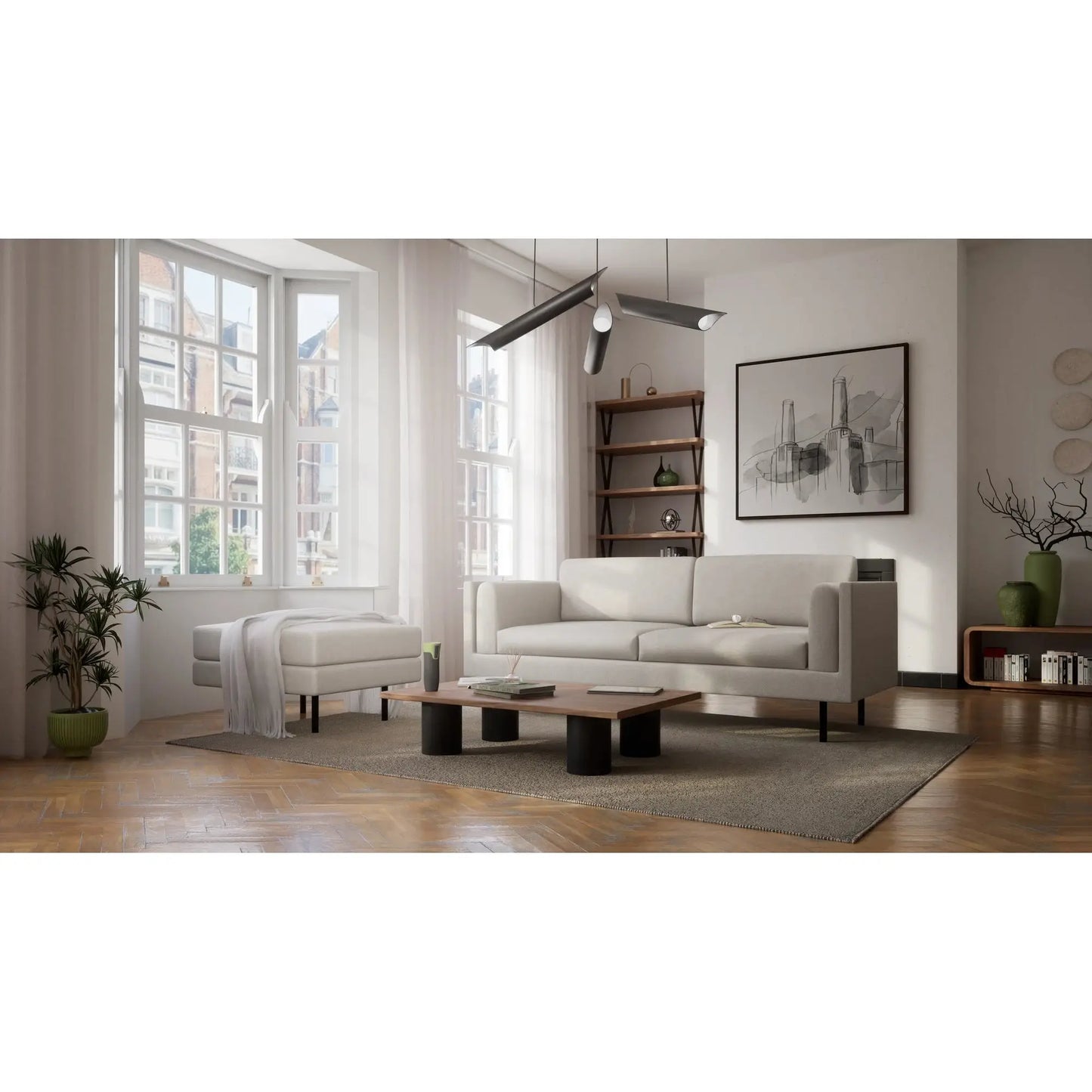 Pouf CHELSEA - Crema