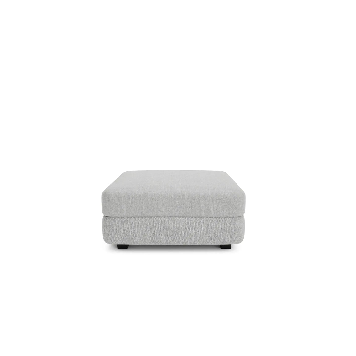Modulares Sofa GRACIA - Großer Pouf Grau