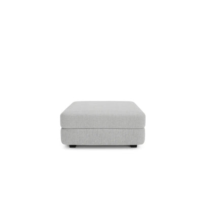 Modulares Sofa GRACIA - Großer Pouf Grau
