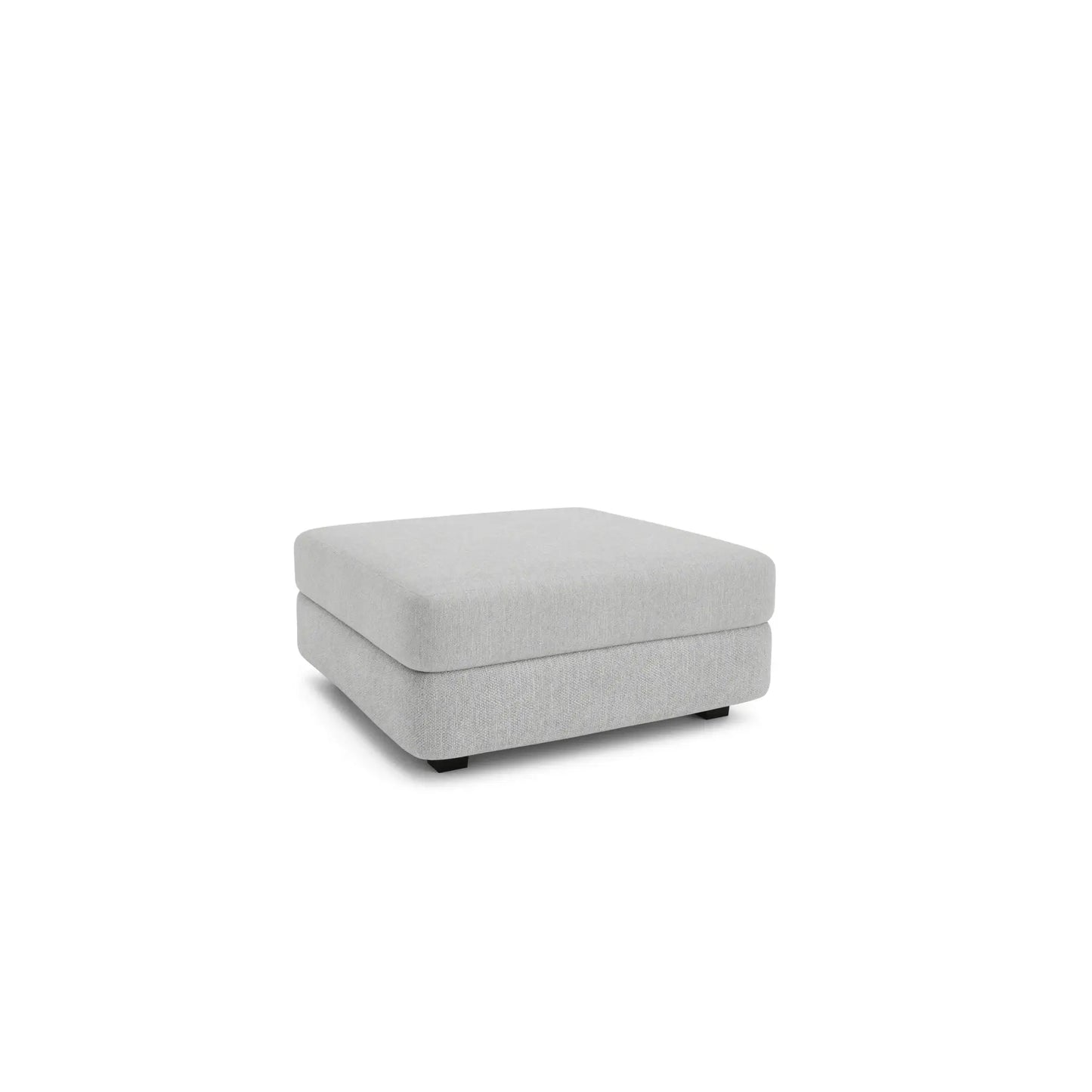 Modulares Sofa GRACIA - Großer Pouf Grau