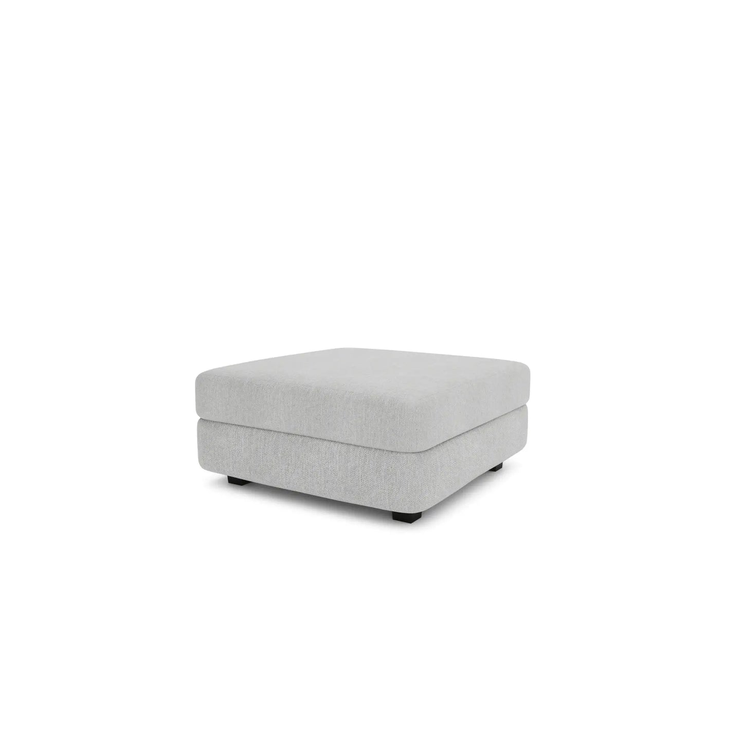 Modulares Sofa GRACIA - Großer Pouf Grau