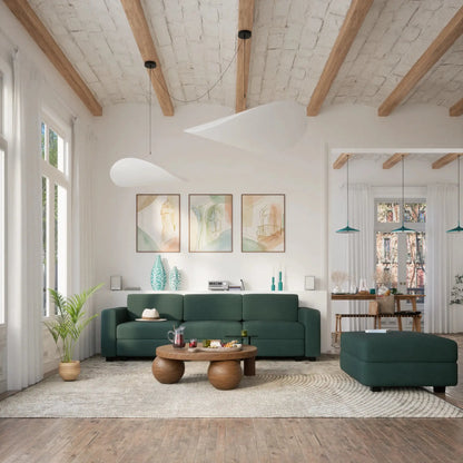 Divano Modulare GRACIA - Modulo Pouf Verde