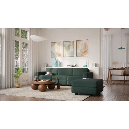 Divano Modulare GRACIA - Modulo Pouf Verde