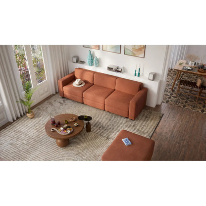 Modulares Sofa GRACIA – Hocker-Modul Terrakotta