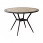 Dionisio Outdoor Table Ø 110 - Round Shape, Beige/Anthracite Mosaic