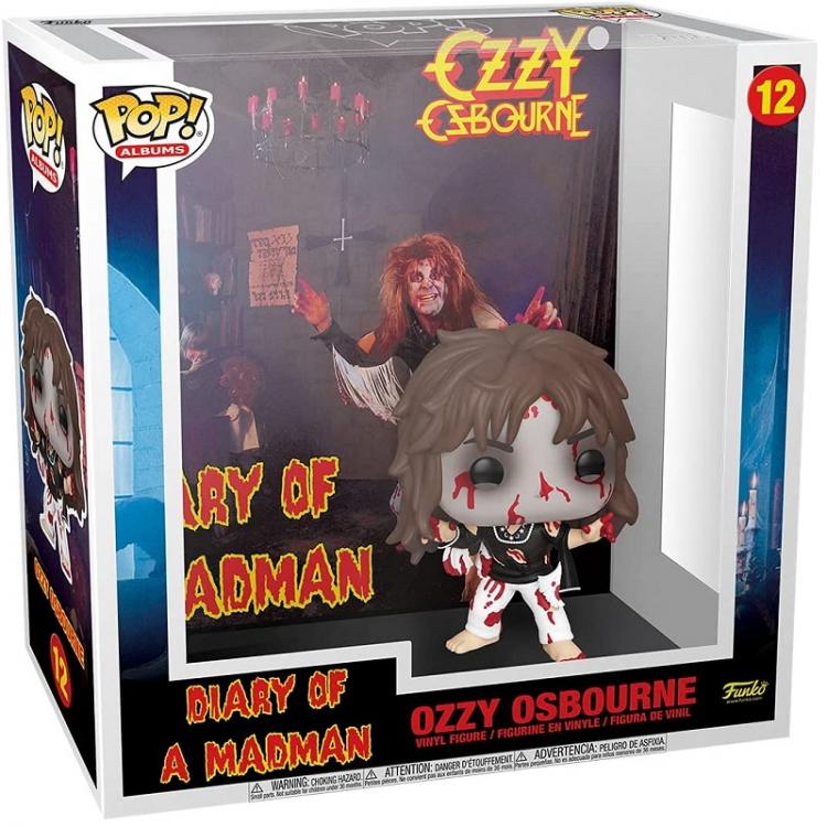 Funko Pop ! Albums Diary Of A Madman - Ozzy Osbourne (12) Vinyl Rocks Figure 9Cm