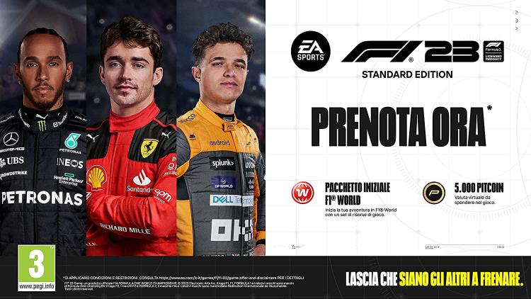 F1 23 PS5 Offizielles FIA Formel-1-Spiel 2023 Italienisch PlayStation 5 Versiegelt