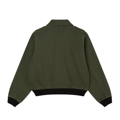 Obey Giubbino Denim Uomo CWU 121800587 Verde