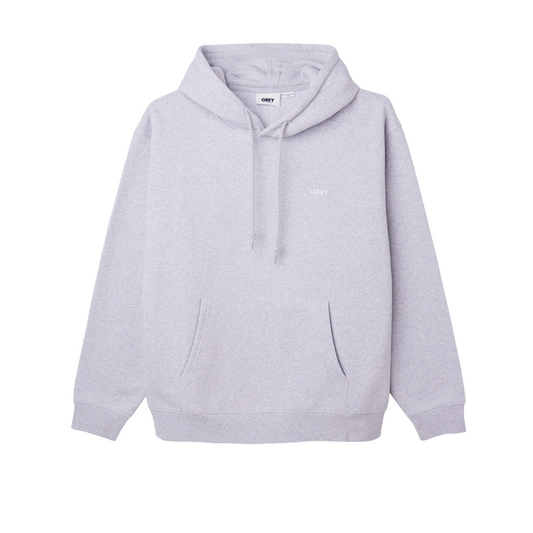 Obey felpa con cappuccio da adulti Established Work Bold 112470216 grigio cenere