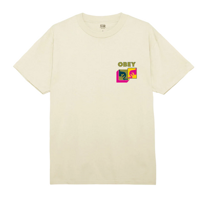 Obey maglietta manica corta da uomo Post Modern 165263778 bianco