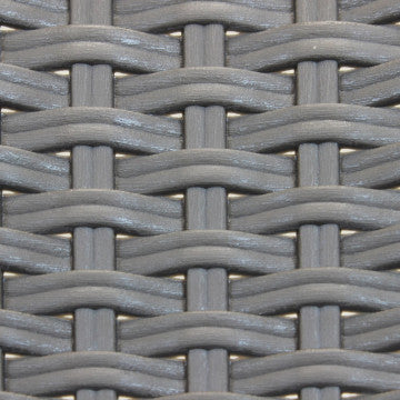 Sedia Virginia - Seduta in Wicker con Struttura in Plastica Stampata