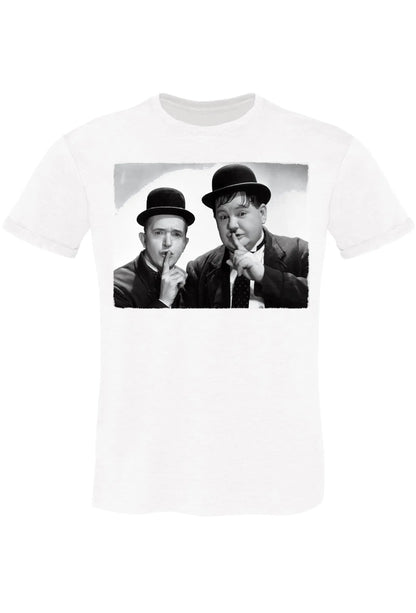 T-shirt Stanlio e Olio | Urban Slub 100% Cotone
