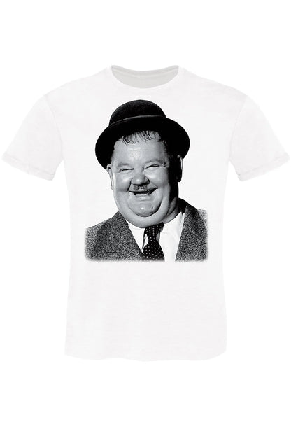 Oliver Hardy - T-shirt Uomo Urban Slub 100% Cotone