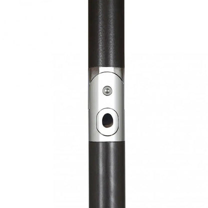 Ombrellone Nice Nero 2x2 - Telo Ecru in Alluminio