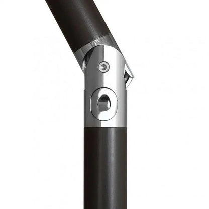 Ombrellone Nice Nero 2x2 - Telo Ecru in Alluminio