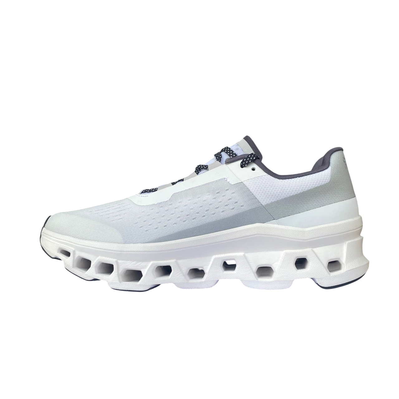 On Cloudmonster 61.98434 Scarpe Running Uomo Bianco Ammortizzate CloudTec