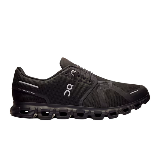 On Cloud 6 Uomo Nero Total Black - Scarpe Running Ammortizzazione CloudTec