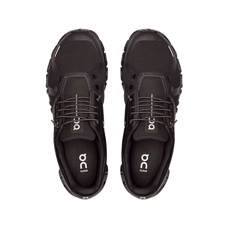 On Cloud 6 Uomo Nero Total Black - Scarpe Running Ammortizzazione CloudTec
