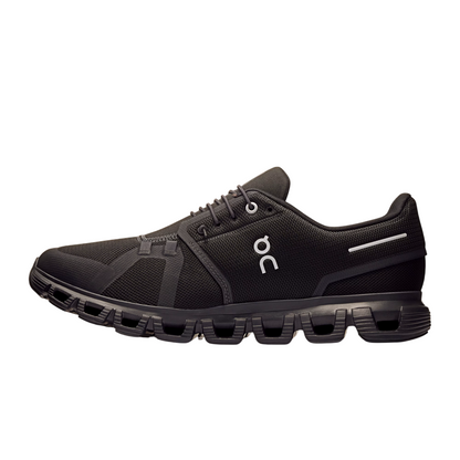 On Cloud 6 Uomo Nero Total Black - Scarpe Running Ammortizzazione CloudTec