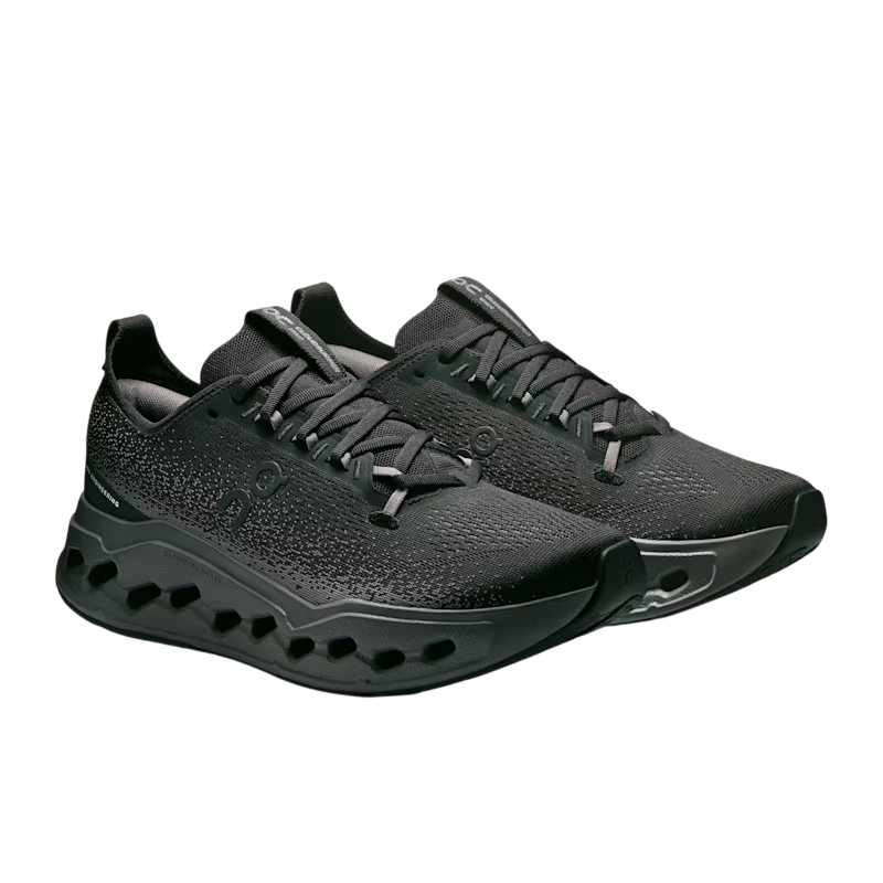 On Cloudsurfer Max Uomo Nero - Scarpe Running Ammortizzazione Extra
