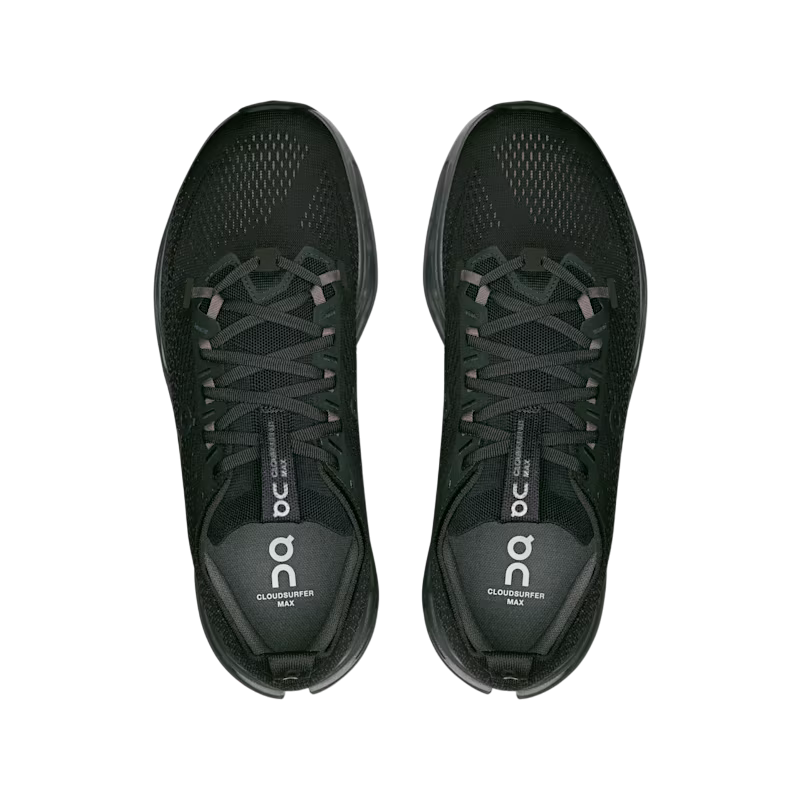 On Cloudsurfer Max Uomo Nero - Scarpe Running Ammortizzazione Extra