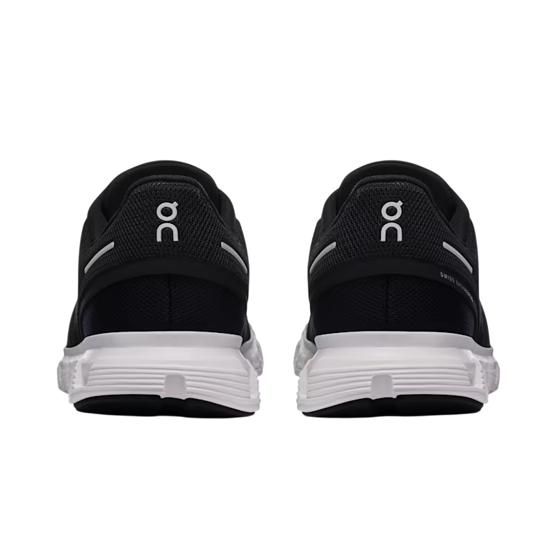 On Cloud 6 Uomo Nero Bianco - Scarpe Running Ammortizzazione CloudTec