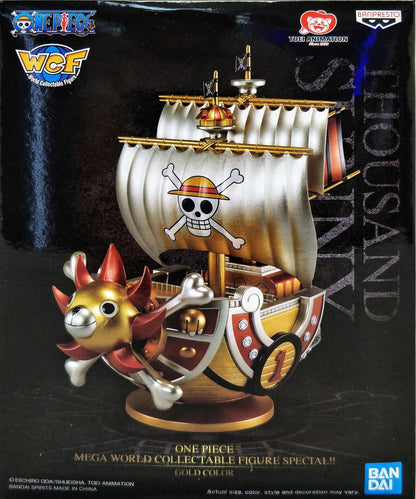 Banpresto One Piece - Thousand Sunny - Mega WCF Special Figur 19cm Gold