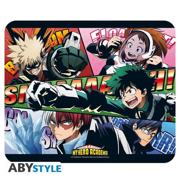 Abystyle Tappetino Mouse Pad Mousepad Gaming Anime Manga My Hero Academia Comics