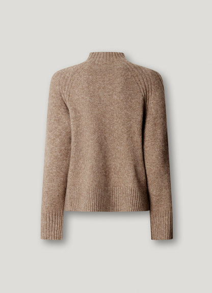 Pepe Jeans maglia da donna a collo alto in troco Ashlet Perkins PL7000180 P860 beige